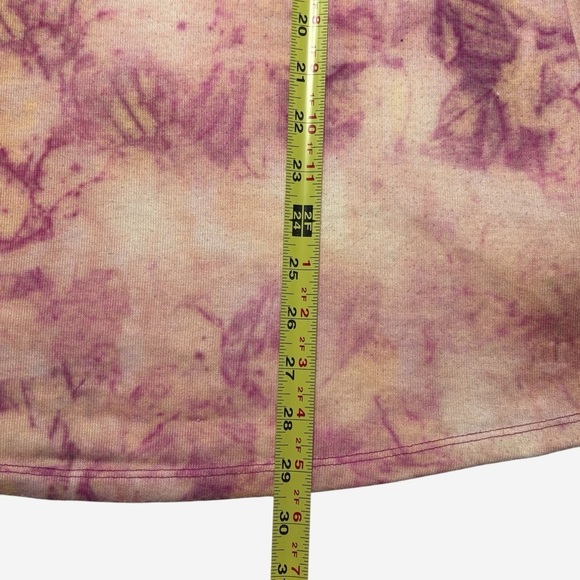 Soft Surroundings Tunic Top M Harbor Trace Sublimation Tie Dye 3/4 Bell Sleeve - Picture 7 of 9
